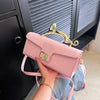 Luxury PU Leather Metal Buckle Zipper Shoulder Bags Mssza
