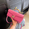 Luxury PU Leather Metal Buckle Zipper Shoulder Bags Mssza