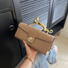 Luxury PU Leather Metal Buckle Zipper Shoulder Bags Mssza