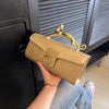 Luxury PU Leather Metal Buckle Zipper Shoulder Bags Mssza
