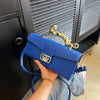 Luxury PU Leather Metal Buckle Zipper Shoulder Bags Mssza