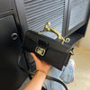 Luxury PU Leather Metal Buckle Zipper Shoulder Bags Mssza