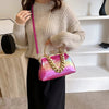 Luxury PU Leather Stone Pattern Shell Clip Party Wedding Designer Clutch Mssza