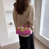 Luxury PU Leather Stone Pattern Shell Clip Party Wedding Designer Clutch Mssza