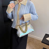 Luxury PU Leather Stone Pattern Shell Clip Party Wedding Designer Clutch Mssza
