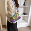 Luxury PU Leather Stone Pattern Shell Clip Party Wedding Designer Clutch Mssza
