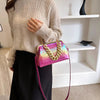 Luxury PU Leather Stone Pattern Shell Clip Party Wedding Designer Clutch Mssza