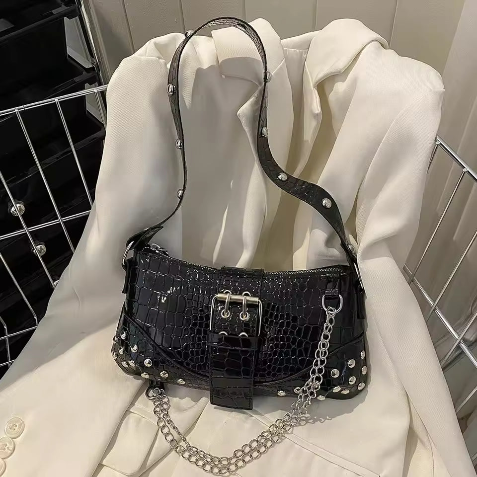 Luxury Pleated Solid Color Messenger Hobos Handbags Mssza