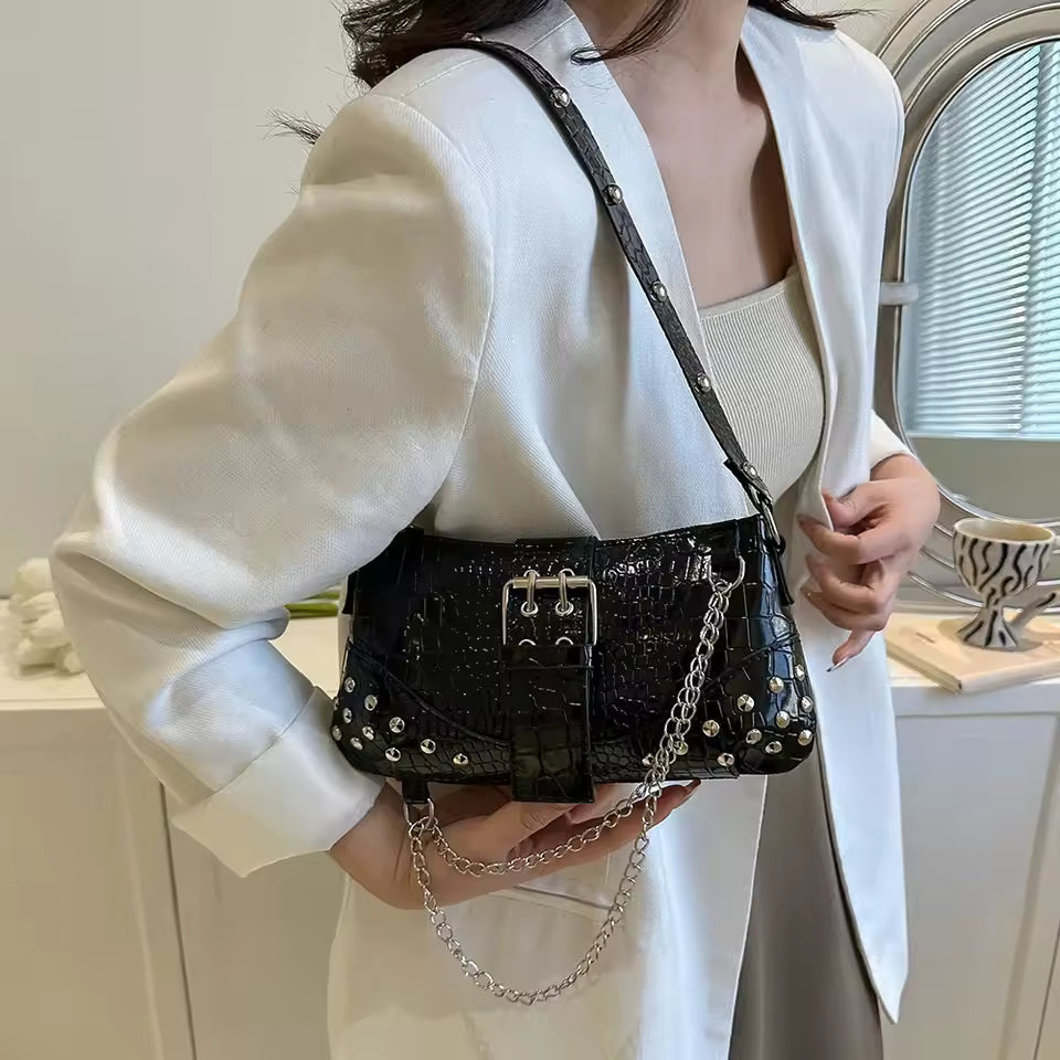 Luxury Pleated Solid Color Messenger Hobos Handbags Mssza