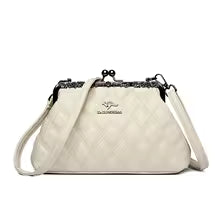Luxury Quilted Kiss-Lock Crossbody Vintage Style Clutch Shoulder Handbags Mssza