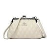 Luxury Quilted Kiss-Lock Crossbody Vintage Style Clutch Shoulder Handbags Mssza