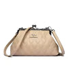 Luxury Quilted Kiss-Lock Crossbody Vintage Style Clutch Shoulder Handbags Mssza