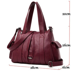 Luxury Retro Tote Designer Leather Crossbody Bags Mssza