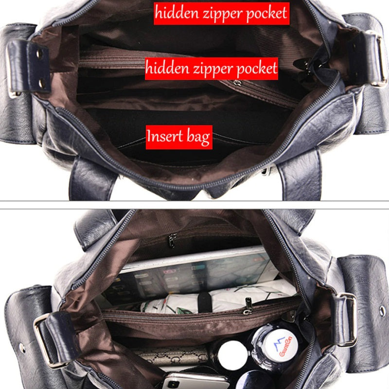 Luxury Retro Tote Designer Leather Crossbody Bags Mssza