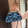 Luxury Embroidery Sequin Flowers Clip Shoulder Shell Evening Bag Mssza