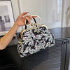 Luxury Embroidery Sequin Flowers Clip Shoulder Shell Evening Bag Mssza