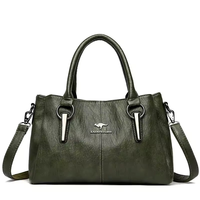 Luxury Sequined Soft Leather Designer High-capacity Casual Tote Hand Bags Mssza