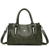 Luxury Sequined Soft Leather Designer High-capacity Casual Tote Hand Bags Mssza