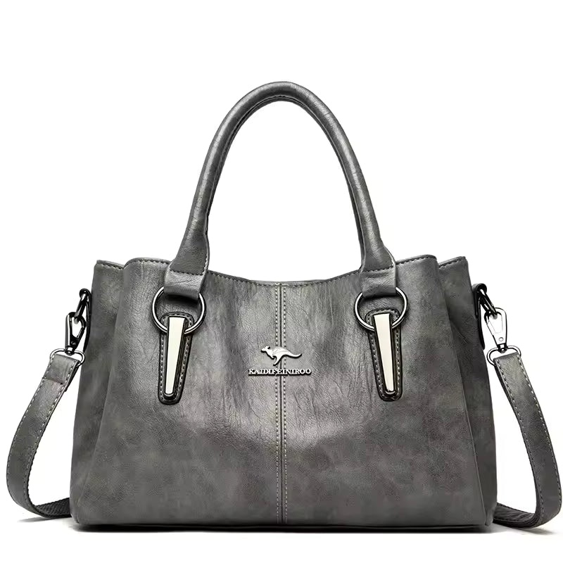 Luxury Sequined Soft Leather Designer High-capacity Casual Tote Hand Bags Mssza
