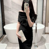 Luxury Sequins Glitter Banquet Wedding Party Chain Shoulder Dinner Clutches Bag Mssza