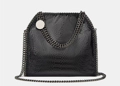 Luxury Single Cross Chain Shoulder Snake pattern Handbag Mssza