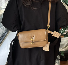 Luxury Small Square All-Match Crossbody Shoulder Premium Leather Tofu Bag Mssza