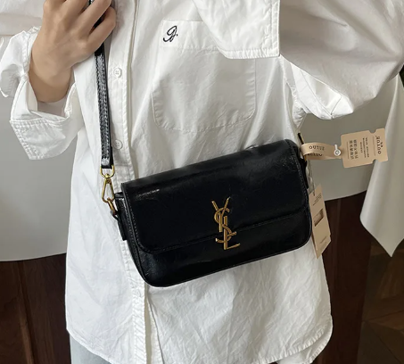 Luxury Small Square All-Match Crossbody Shoulder Premium Leather Tofu Bag Mssza
