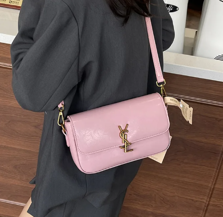 Luxury Small Square All-Match Crossbody Shoulder Premium Leather Tofu Bag Mssza