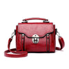 Luxury Small Square High Quality PU Leather Flap Crossbody Shoulder Bag Mssza