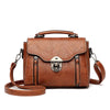 Luxury Small Square High Quality PU Leather Flap Crossbody Shoulder Bag Mssza