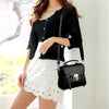 Luxury Small Square High Quality PU Leather Flap Crossbody Shoulder Bag Mssza