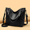 Luxury Soft Genuine Leather Solid Color Cowhide Tote Shoulder Messenger Handbag Mssza