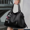 Luxury Soft PU Leather Designer Large Capacity Solid Color Tote Sac Handbags Mssza