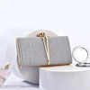 Luxury Solid Designer Diamond Wedding Party Shoulder Clutch Bag Mssza