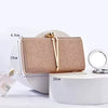 Luxury Solid Designer Diamond Wedding Party Shoulder Clutch Bag Mssza