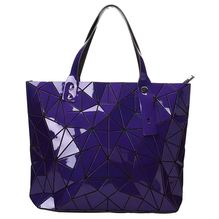 Luxury Solid Geometric Designer Trend Bao Zipper Versatile Shopper Shoulder Bag Mssza