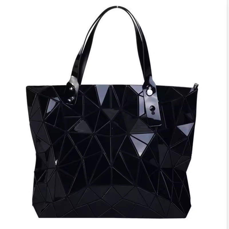 Luxury Solid Geometric Designer Trend Bao Zipper Versatile Shopper Shoulder Bag Mssza