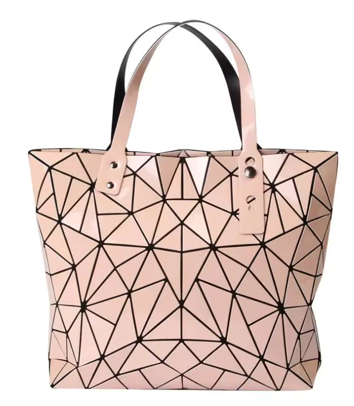 Luxury Solid Geometric Designer Trend Bao Zipper Versatile Shopper Shoulder Bag Mssza