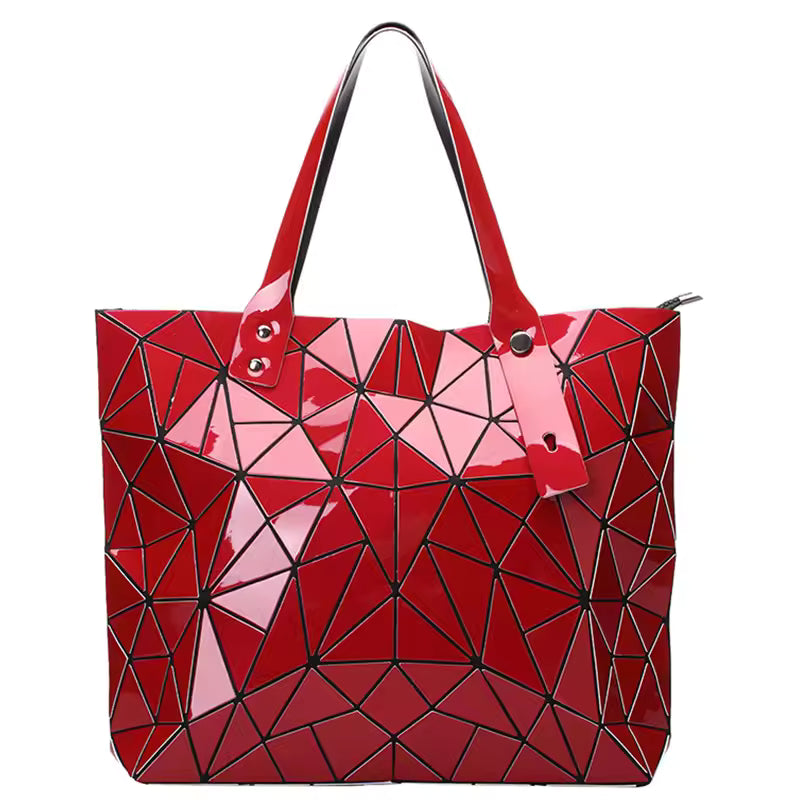 Luxury Solid Geometric Designer Trend Bao Zipper Versatile Shopper Shoulder Bag Mssza