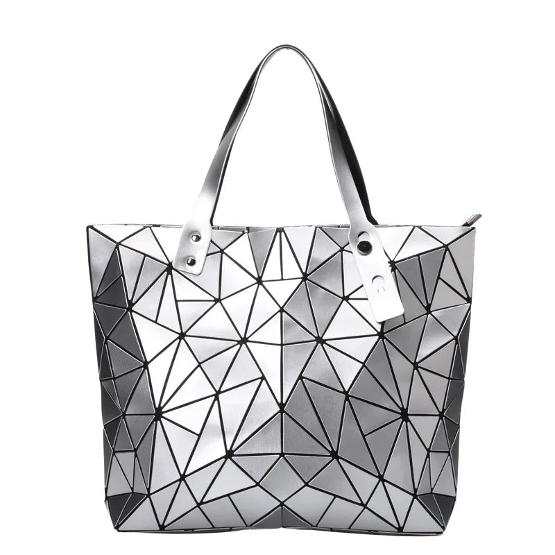 Luxury Solid Geometric Designer Trend Bao Zipper Versatile Shopper Shoulder Bag Mssza