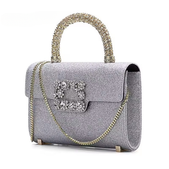 Luxury Solid Hasp Chain Shoulder Crossbody Satchels Bag Purses Mssza