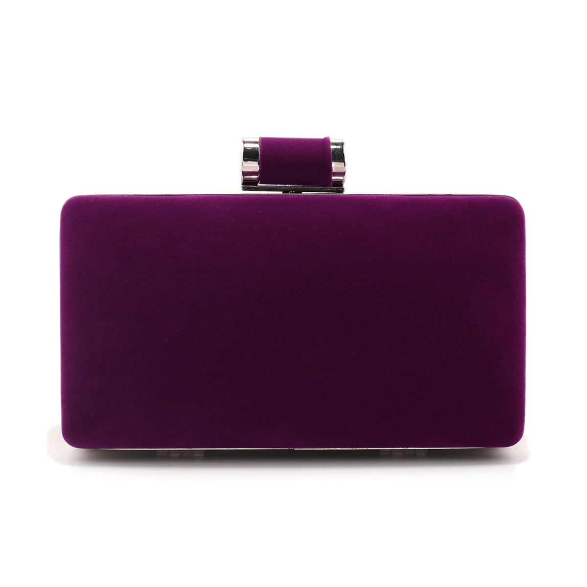 Luxury Solid Nylon Velvet Metal Evening Party Chain Small Clutch Shoulder Bags Mssza