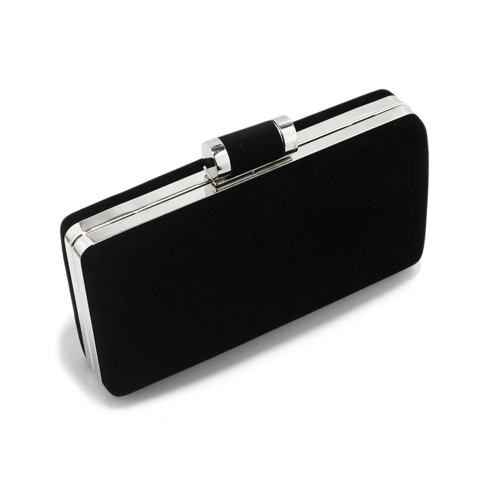 Luxury Solid Nylon Velvet Metal Evening Party Chain Small Clutch Shoulder Bags Mssza