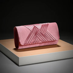 Luxury Stripes Designer One-shoulder Envelope Evening Clutch Bags Mssza