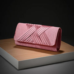 Luxury Stripes Designer One-shoulder Envelope Evening Clutch Bags Mssza