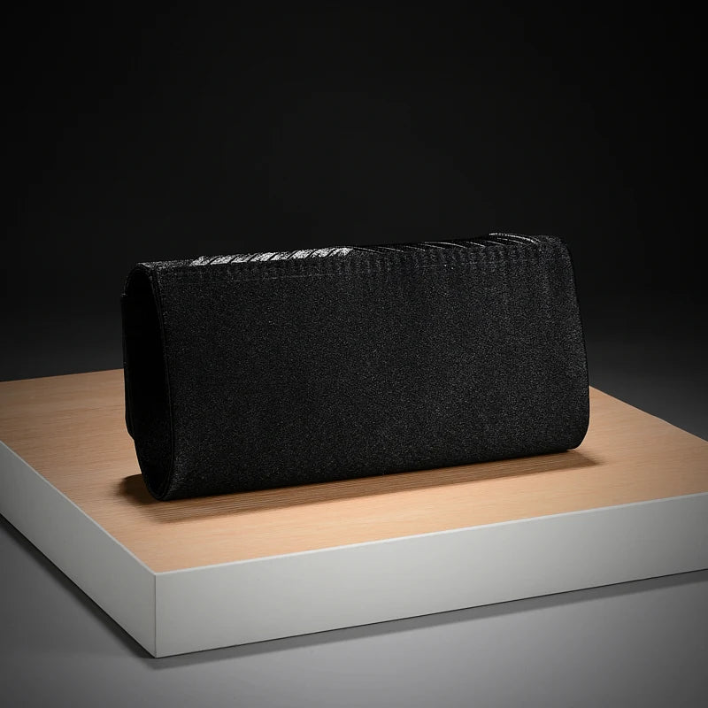 Luxury Stripes Designer One-shoulder Envelope Evening Clutch Bags Mssza