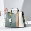 Luxury Tassel Patchwork Top Handle Satchel Cat Purse Versatile Shoulder Crossbody Handbag Mssza