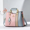 Luxury Tassel Patchwork Top Handle Satchel Cat Purse Versatile Shoulder Crossbody Handbag Mssza