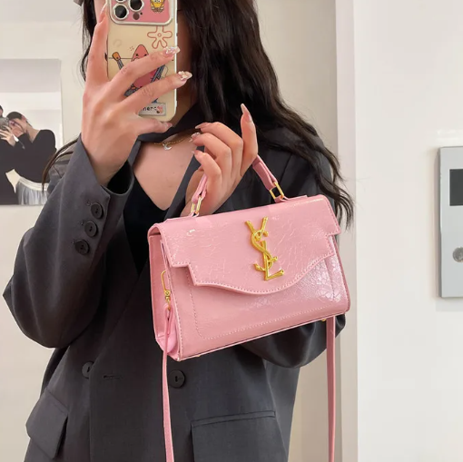Luxury Textured Shoulder Purse with Detachable Chain Strap, Convertible Underarm Clutch Structured Envelope Crossbody Bag Mssza