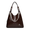 Luxury Three Layers Genuine Soft Pu Leather Tote Bag Handbags Mssza